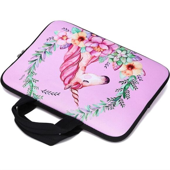 Unicorn Neoprene Laptop Travel Bag  - Picture 2 of 4